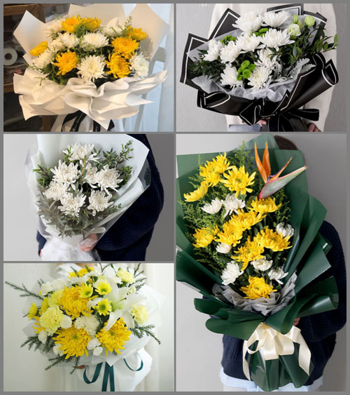 广东广州市花都区花东镇七星村白事花束代送